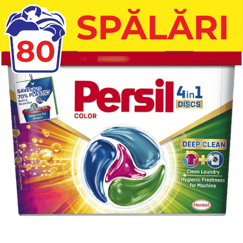 Detergent de rufe capsule Persil 4in1 Discs Color 80 spalari