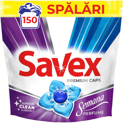 Detergent de rufe capsule SAVEX Premium Caps Semana Perfume 150 spalari
