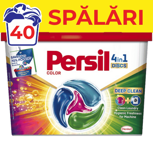 Detergent de rufe capsule Persil 4in1 Discs Color 40 spalari