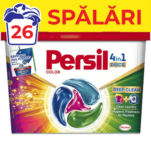 Detergent de rufe capsule Persil 4in1 Discs Color 26 spalari