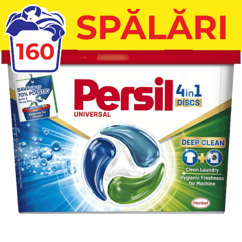 Detergent de rufe capsule Persil 4in1 Discs Universal 160 spalari