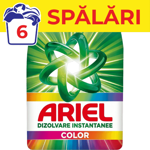 Detergent de rufe pudră Ariel Color 390g 6 spalari